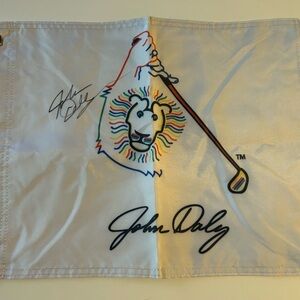 John Daly Autographed Flag